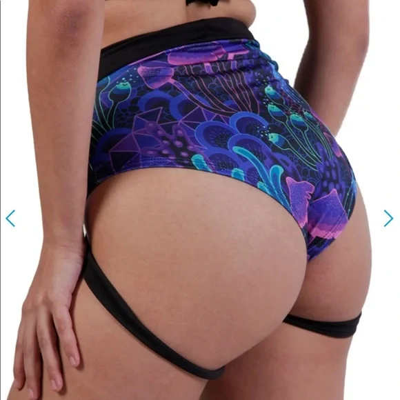 iHeartraves Harness Rave Booty Bottoms - Picture 9 of 9